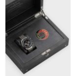 Omega - A steel limited edition 'Speedmaster Apollo/Soyuz 35th Anniversary' chronograph wristwatch,