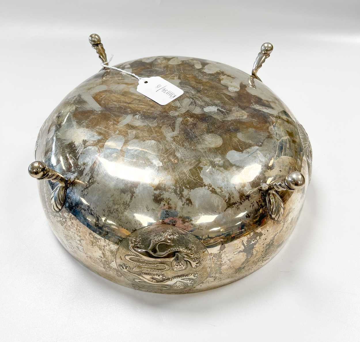 An early 20th century Cypriot metalwares fruit bowl, - Image 5 of 5