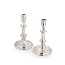 A pair of Elizabeth II silver candlesticks,
