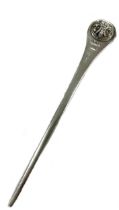 A Victorian silver novelty letter opener, mark of Sampson Mordan & Company,