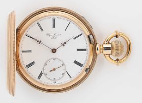 Ulysse Humbert, Locle - A full hunter pocket watch,