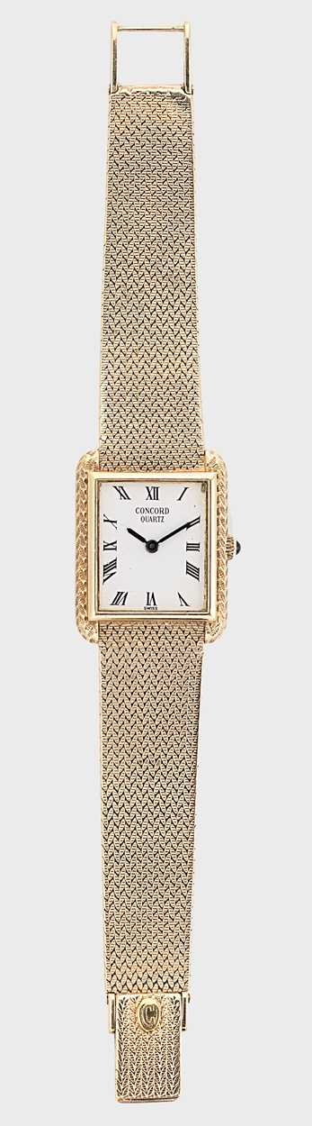 Concord Watch Company – A Swiss 14ct gold wristwatch, - Image 2 of 7