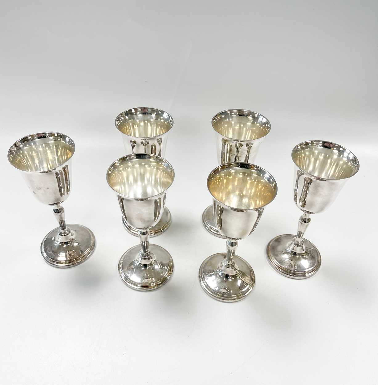 Dublin - A set of 6 Elizabeth II silver goblets, - Image 2 of 6