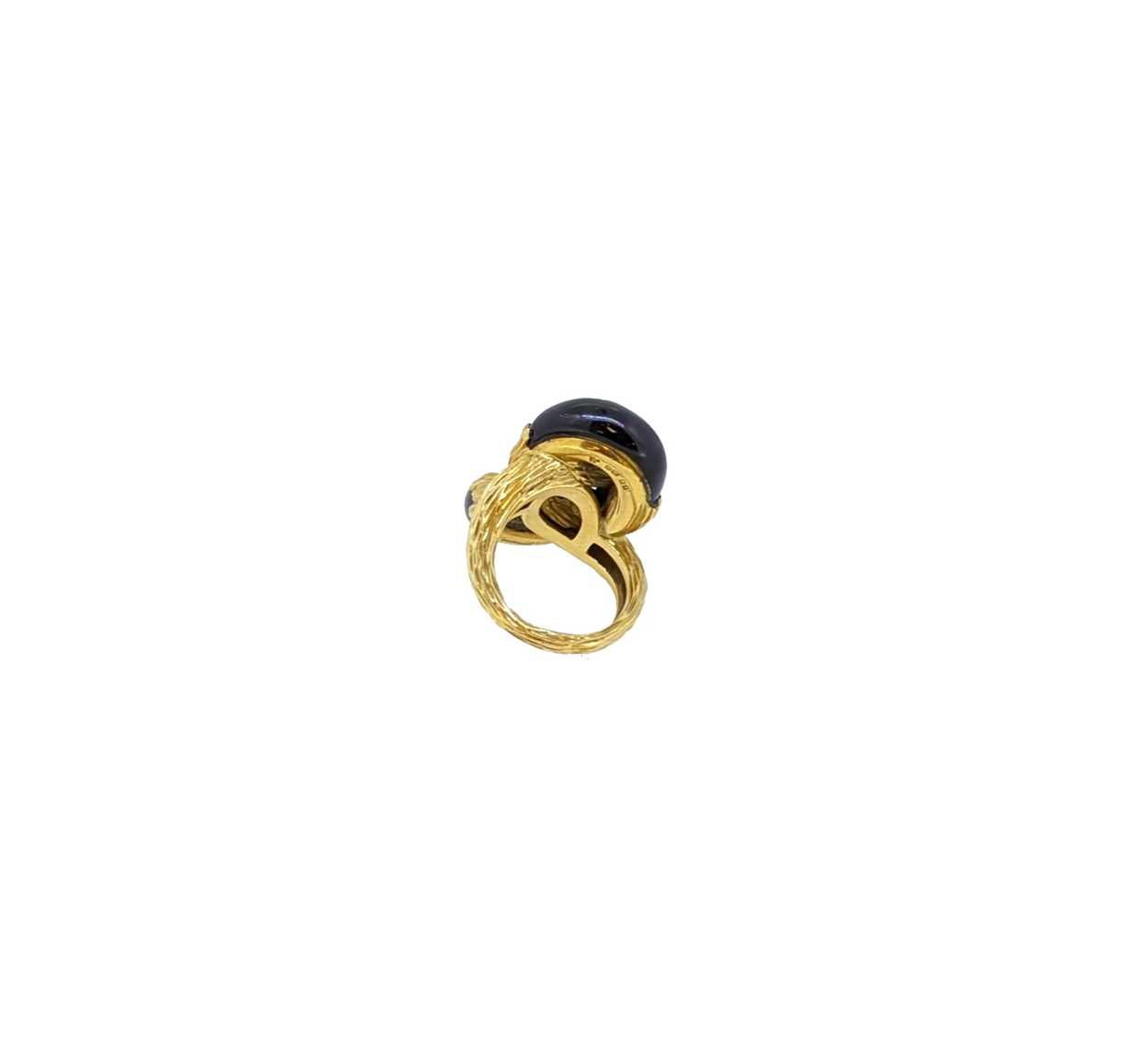Kutchinsky - An 18ct gold onyx ring, - Image 3 of 6