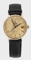 Omega - A gold plated 'Seamaster' wristwatch,