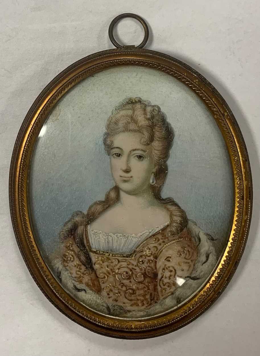 A collection of four portrait miniatures