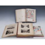 A late Victorian scenic photograph album with views including Cornwall, Whitby, Paris, cathedrals,