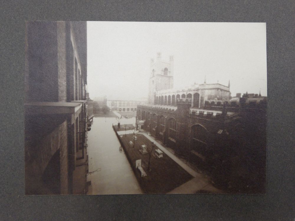 An Album of photographs, mainly Cambridge, oblong 8vo, including 49 photographs, mainly small