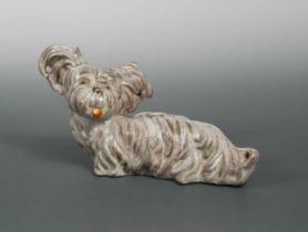 Walter Bosse (Austrian, 1904-1979), an earthenware model of a Skye Terrier,