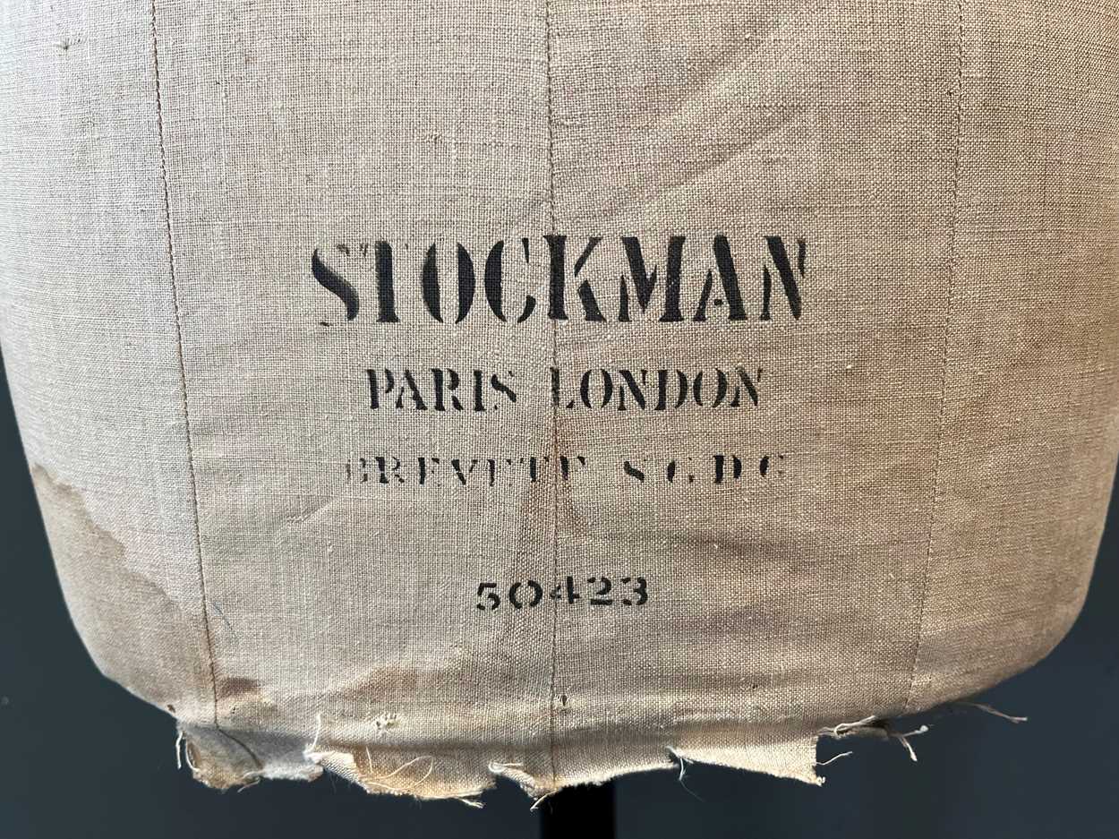 Stockman of Paris & London, a dressmaker's dummy, early 20th century, - Bild 3 aus 3