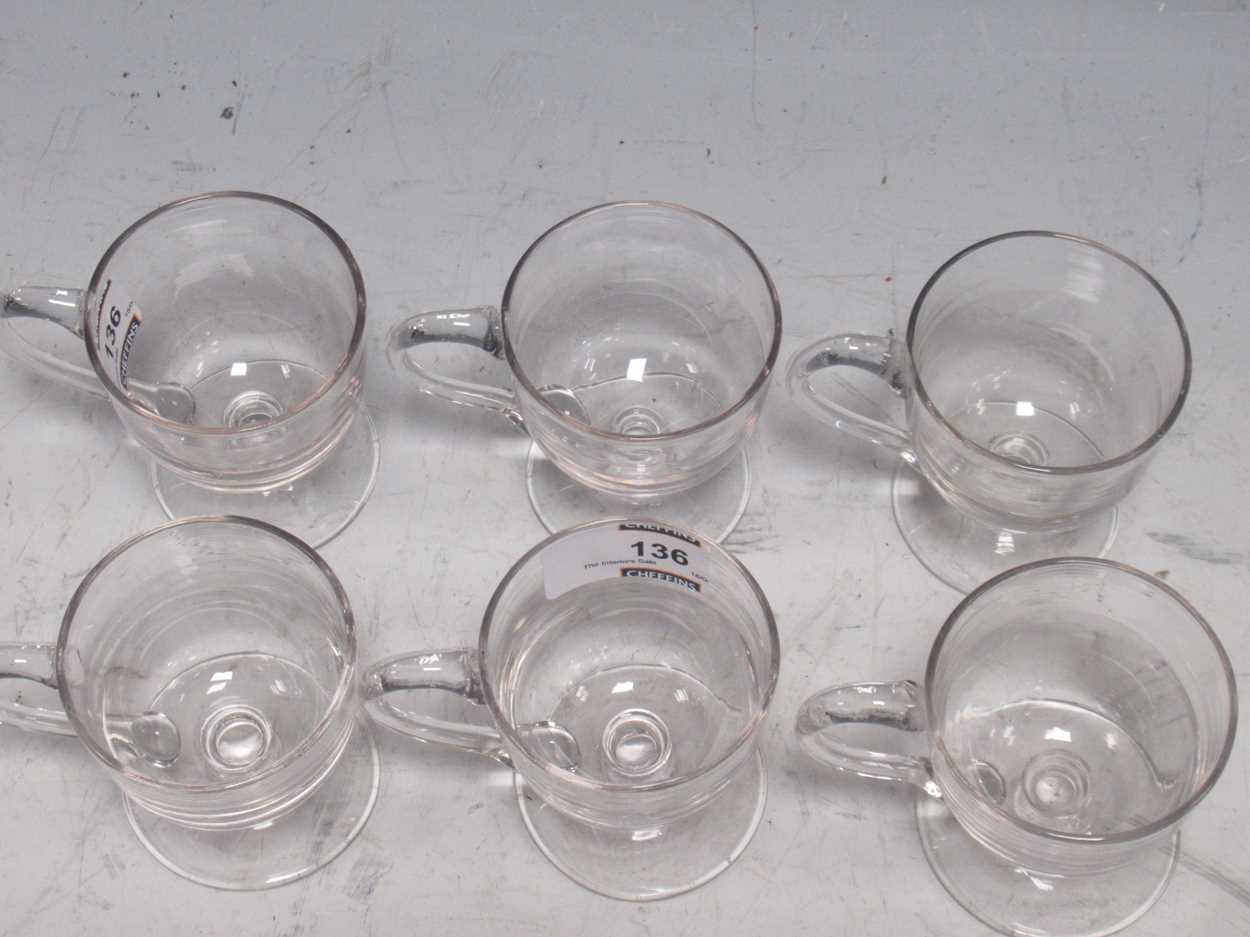 Six glass Custard cups - Image 2 of 2