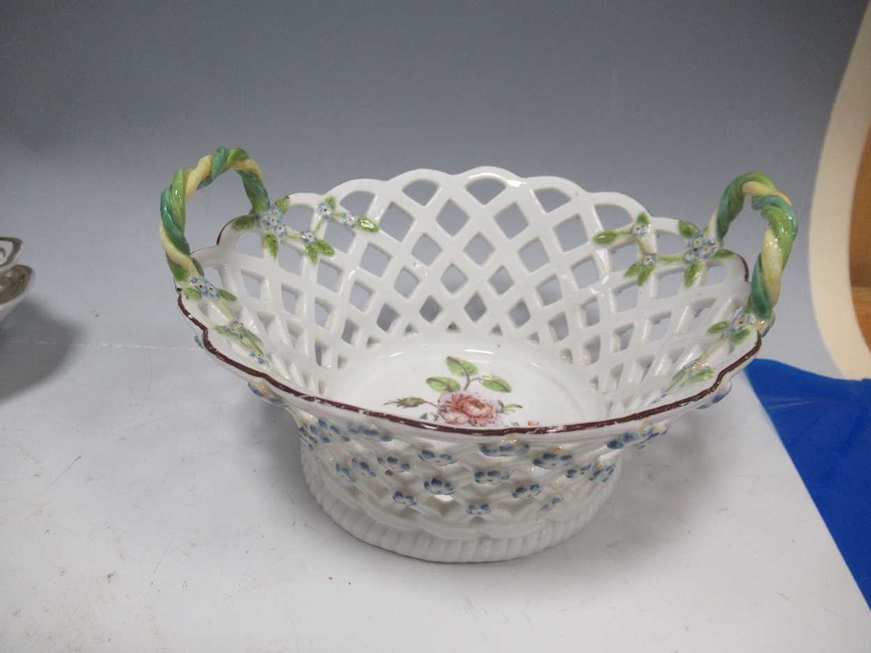 Pair of Royal Doulton figures of a Pearly Boy and Girl, a floral decorated basket, Royal Crown Derby - Image 7 of 9