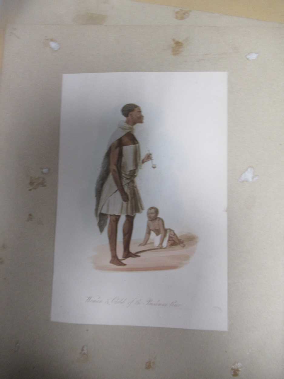 16 hand-coloured ethnographic plates (including 8 duplicates) from James Cowles Pritchard's 'Natural - Image 4 of 7