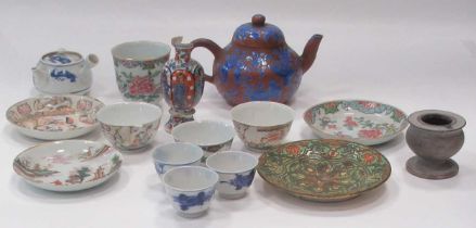 Assorted Chinese and Japanese ceramics 18-20th century.