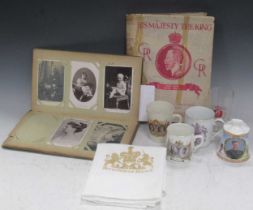 An album containing a collection of 82 postcards, mainly of British and European Royalty, together