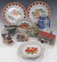 A large collection of various ceramics to inlclude bone Windsor China, commemorative ware and