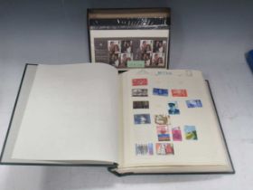 Postage stamps in an album and loose including Royal commemoratives and others, unused face value