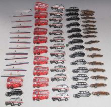 From the estate of Tom Karen, a collection of die cast model toys to include ships, cars, animals