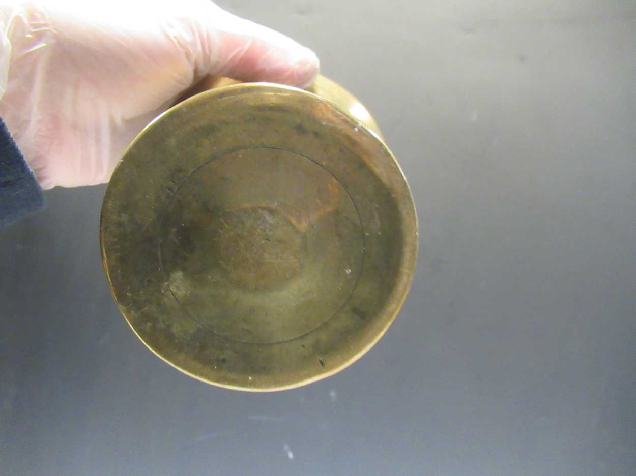 Two brass pestle and mortars (2) Provenance: Collection of Mike Handford, 'Hillsleigh', Burford, - Image 2 of 3