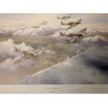 The Tangmere Wing, 1941, hand signed limited edition print after Robert Taylor, hand-signed by the