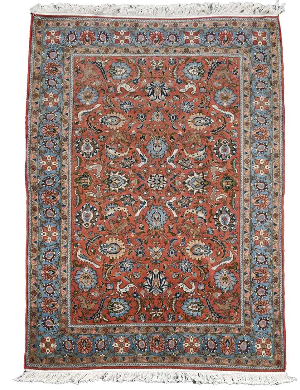 A Kashan rug, late 20th century,