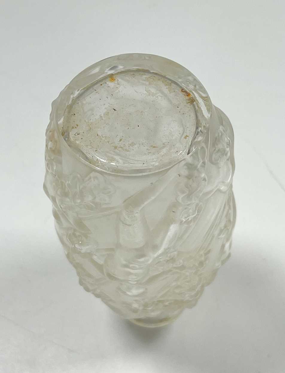 Femme Fleurs, a Lalique frosted glass bud vase, - Image 8 of 9