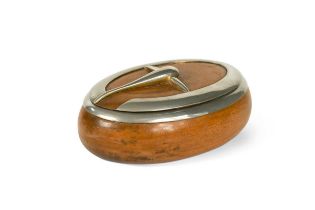 Gucci, a mid-century Italian hardwood jewellery box,