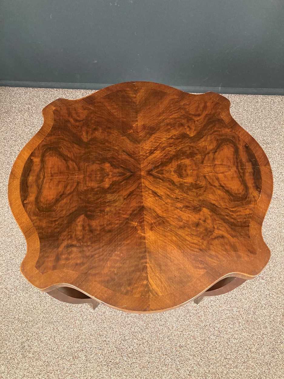 An Art deco period burr walnut coffee table, circa 1930, - Image 2 of 6