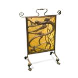 An Arts & Crafts fire screen,