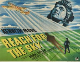 A vintage film poster, Reach for the Sky, 1956,
