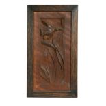 § Arthur W. Simpson (1857-1922) of Kendal, a carved hardwood panel,