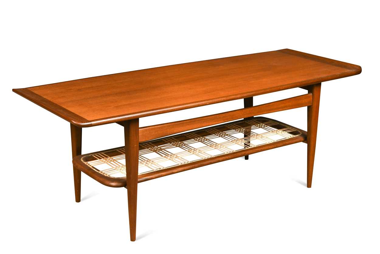 A mid-century Dutch teak coffee table,