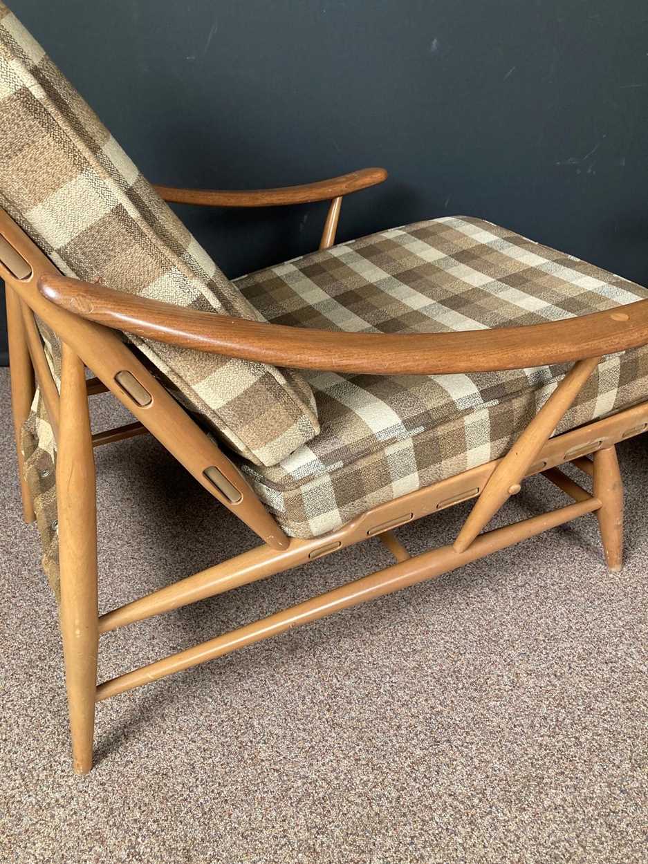 A pair of rare Ercol 442 lounging chairs, - Image 2 of 8