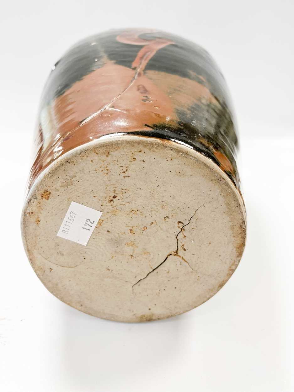 § David Leach OBE (1911-2005), a large bottle form stoneware vase, - Image 6 of 7