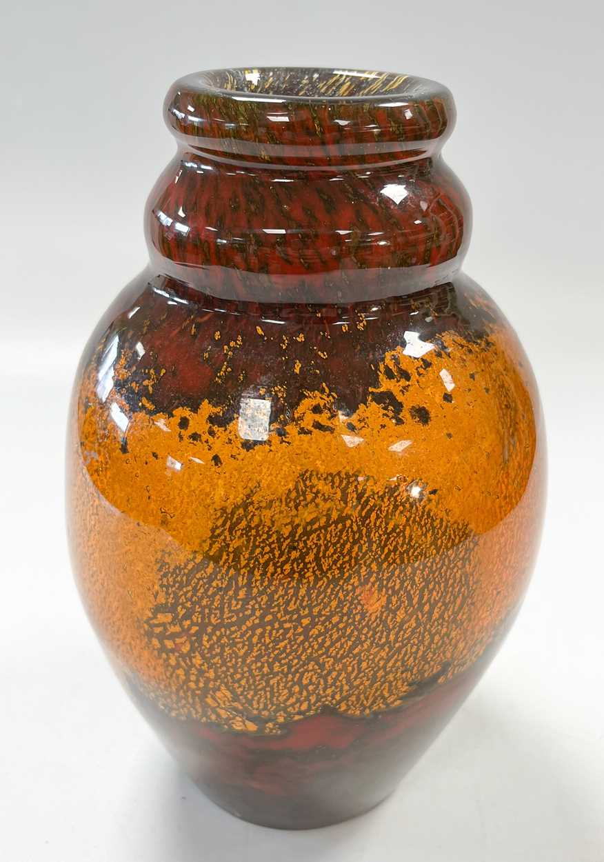 A Muller Frères glass vase, - Image 4 of 7