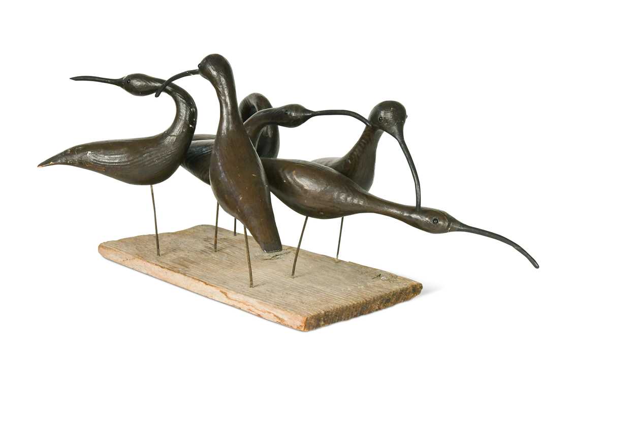 § Guy Taplin (1939-), a group of six shorebirds,