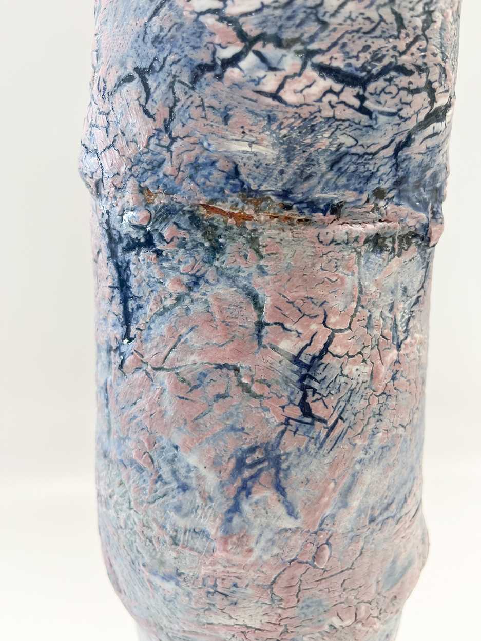 § Robin Welch (1936-2019), a tall stoneware vase, - Image 11 of 11