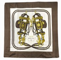 Hugo Grygkar for Hermes, a 'Brides de Galla' silk scarf,