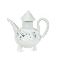 § Terry Bell Hughes (1939-), a porcelain teapot,