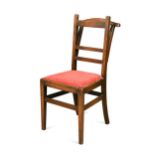 Arthur W. Simpson (1857-1922) of Kendal, a rare oak valet chair,