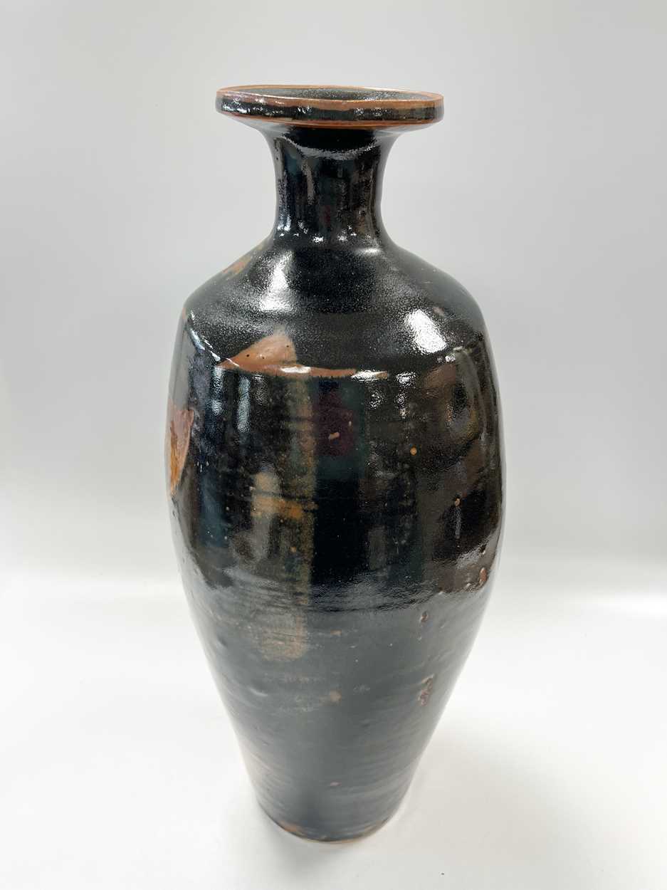 § David Leach OBE (1911-2005), a large bottle form stoneware vase, - Image 3 of 7