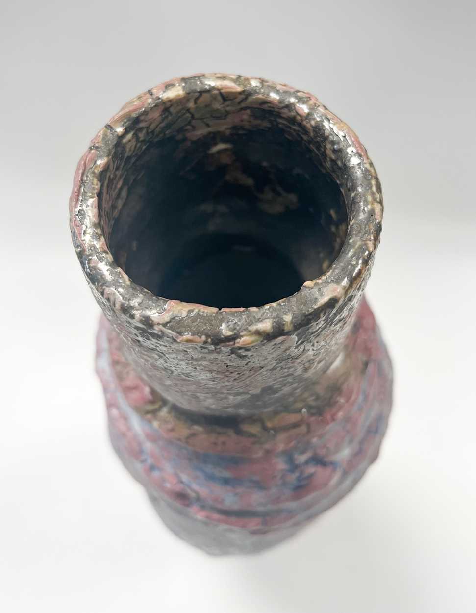 § Robin Welch (1936-2019), a tall stoneware vase, - Image 6 of 11
