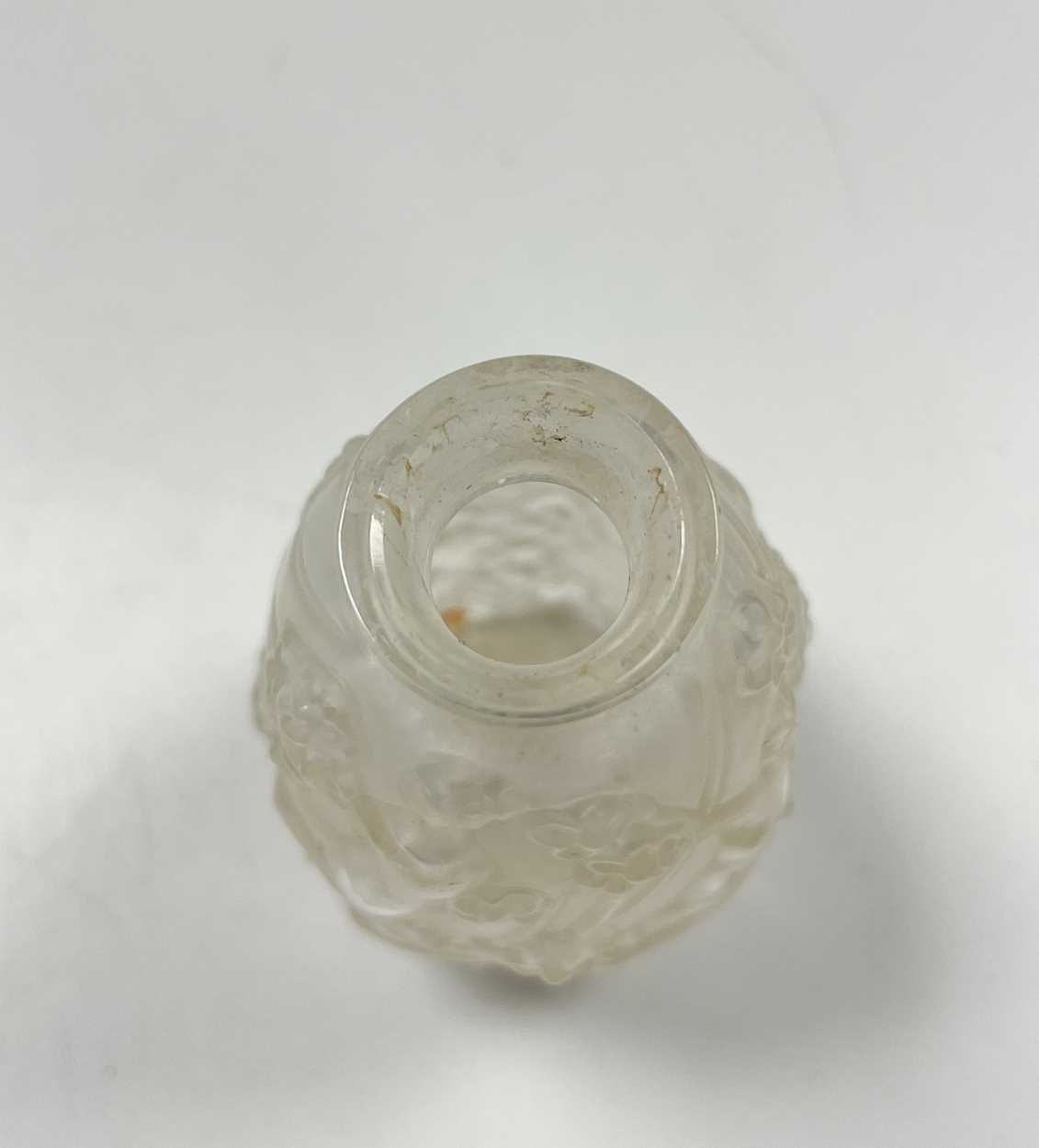 Femme Fleurs, a Lalique frosted glass bud vase, - Image 9 of 9