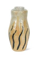 A Japanese studio pottery vase, early 20th century,