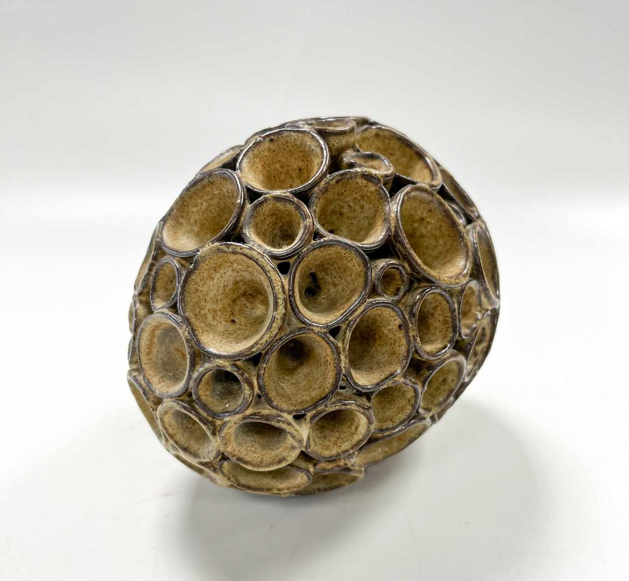 § Eileen Lewenstein (1925-2005), a stoneware organic cluster form, circa 1970, - Image 6 of 7