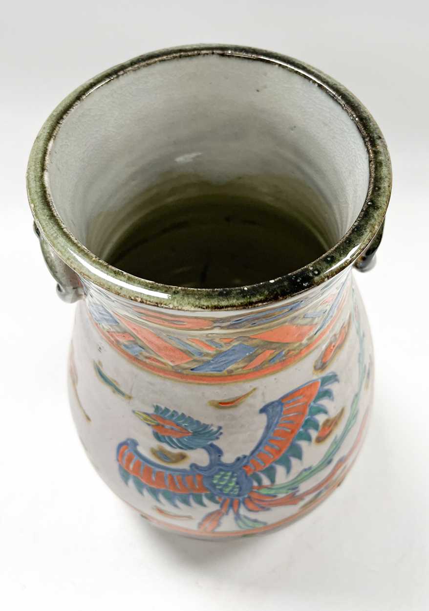 A Continental Art Pottery vase, - Image 6 of 7