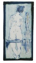 § Eric James Mellon (1925-2014), Maiden with a Statue, 2000,