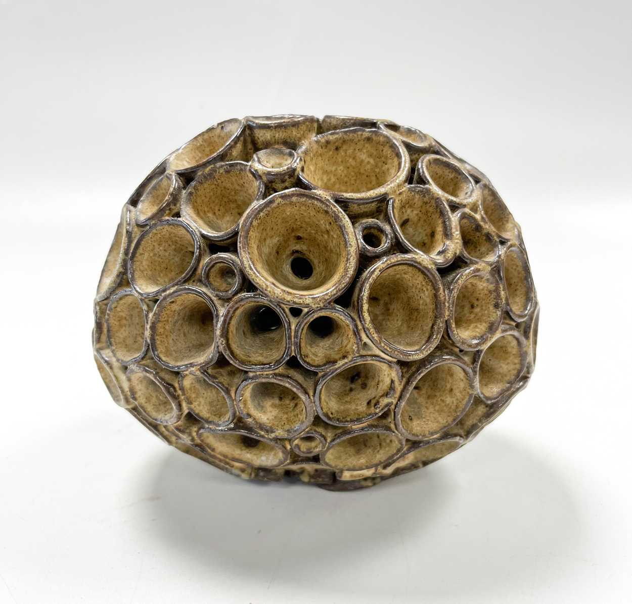 § Eileen Lewenstein (1925-2005), a stoneware organic cluster form, circa 1970, - Image 2 of 7