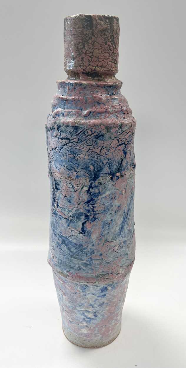 § Robin Welch (1936-2019), a tall stoneware vase, - Image 2 of 11