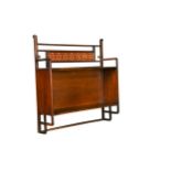 A set of Anglo-Japanese Aesthetic Movement mahogany wall shelves,